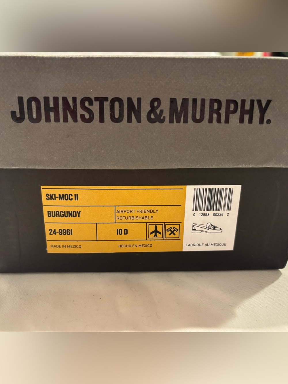 Johnston & Murphy Ski-Moc II in Burgundy